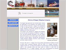 Tablet Screenshot of naggarshipping.com